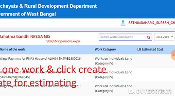 SECURE: Online Estimate Preparation of MGNREGS 1
