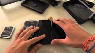 Samsung Galaxy S III SGH-I747 - 16GB - Pebble Blue (AT&T) Smartphone Unboxing(Unboxing of my upgrade phone, the Samsung Galaxy S III. Pebble Blue color. This phone is stunning., 2012-07-16T01:43:22.000Z)