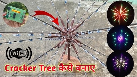 How To Make Pixelled Cracker Tree for Diwali,temple & wedding decoration | step By step//Creative GS