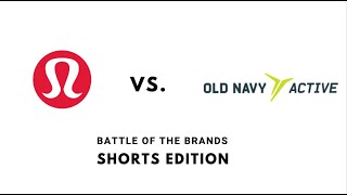 Best shorts for guys! Lululemon VS. Old Navy Active