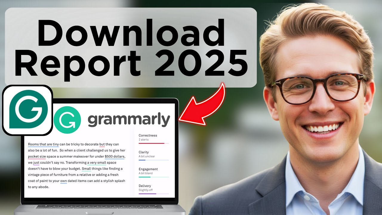 Как загрузить отчёт Grammarly (обновлён в 2025 году)