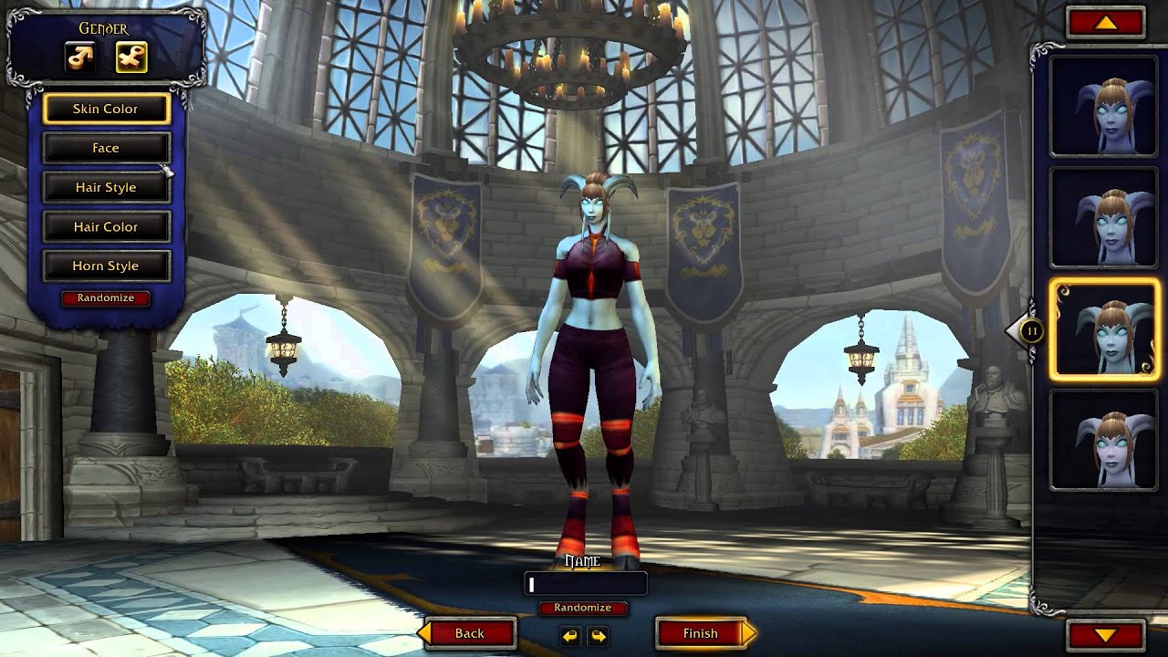 Warlords Of Draenor Beta Naked Female Draenei Glitch Youtube