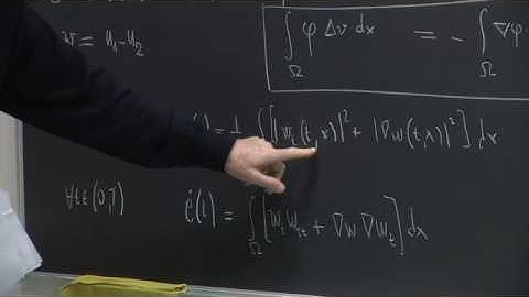 Partial Differential Equations - Giovanni Bellettini - Lecture 08