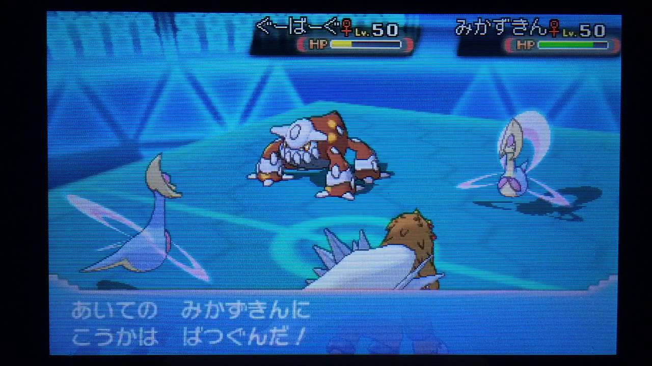 Oras全国ダブル 瞑想クレセリア軸ガルーラスタン ジュニオのにっきー