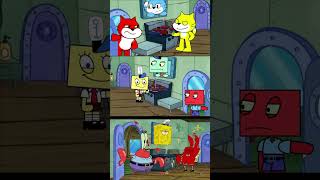 Mr. Krabs Gets Wild: Scratch Faces Square Krusty Karoling in FNF! #krab #fnf