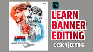 Learn Banner Editing | Birthday Banner Editing 2022 |Sunny Jadhav 92 | Naresh Nili