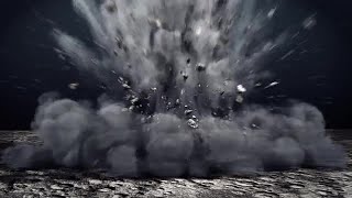 Ground Explosion Stock Motion Graphics