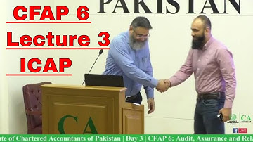 CFAP 6 Lecture | AARS Audit, Assurance & Related Services ICAP Revision DAY3