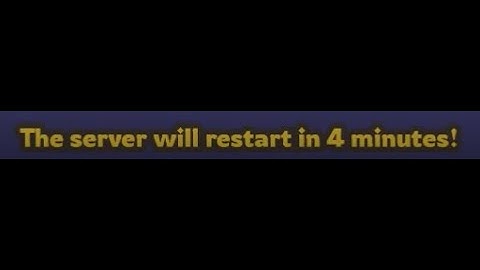 when the server restarts | taming.io