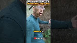 Outdoor Boys’ Off-Grid Homestead Caught Fire