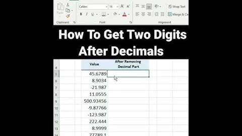 Trunc Function use in Excel