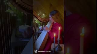 I See Red ✨by #clannad #irishmusic #fairy #witch #harp #harpist #magic #ethereal #elven #candlelight