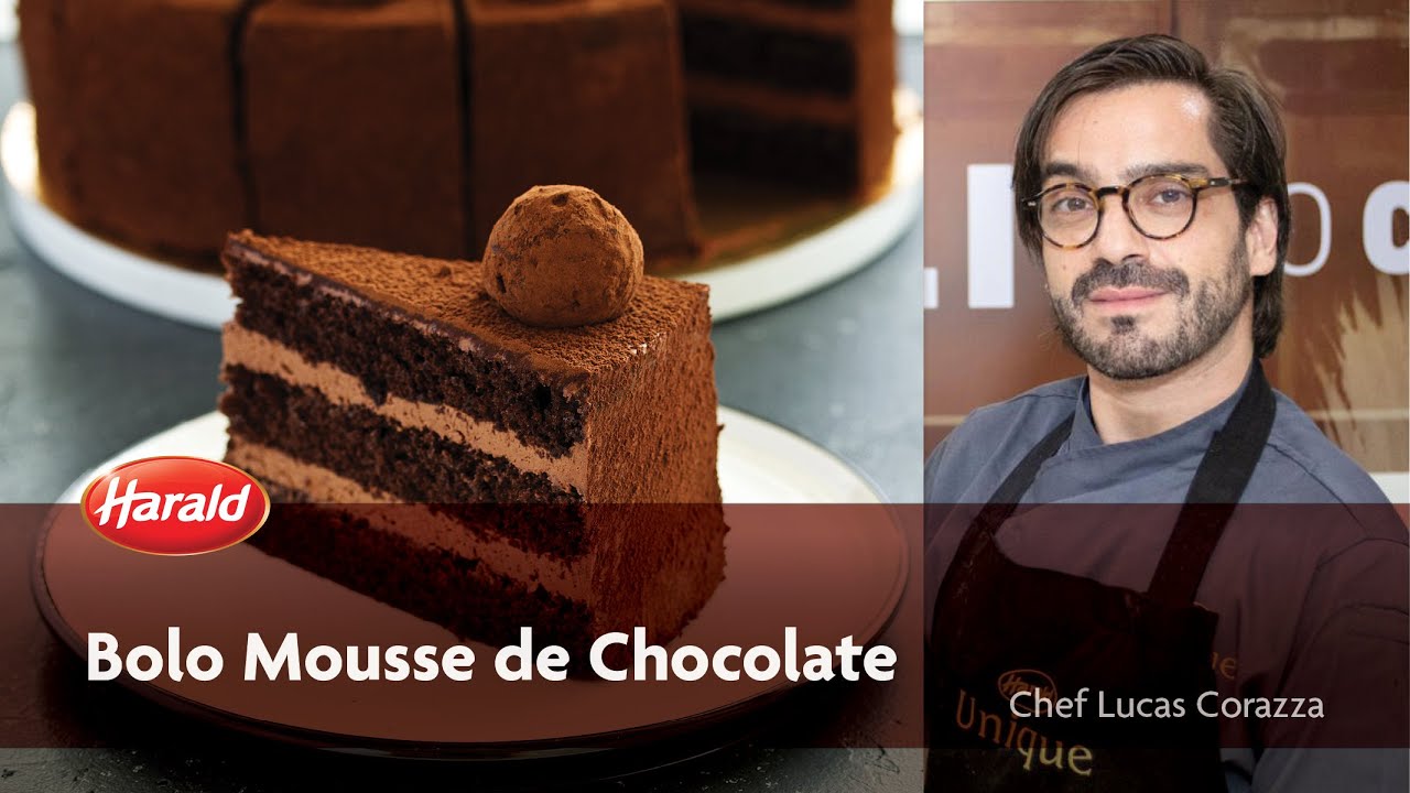 Bolo Mousse de Chocolate