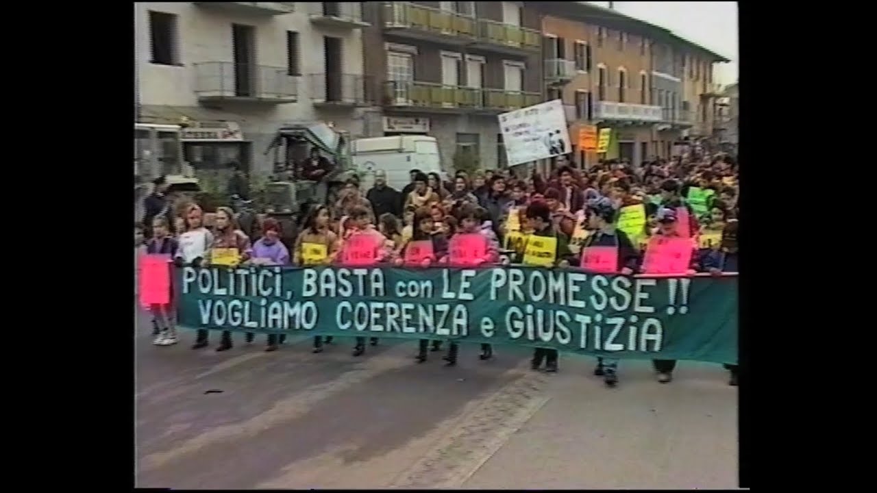 NO alla discarica! _ San Giusto Canavese (21 gennaio 1996)