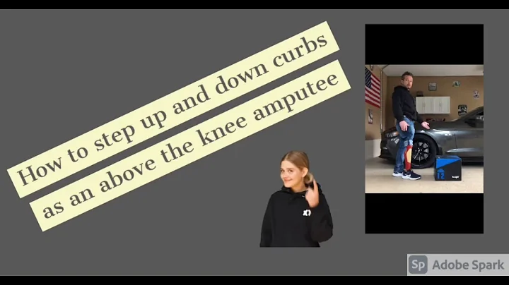 Amputee Demonstrates How to Step onto and off of a curb as an above the knee amputee.
