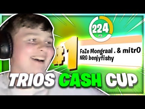 1ST PLACE In The TRIOS CASH CUP WINNING 18 000 W Mongraal Mitr0 