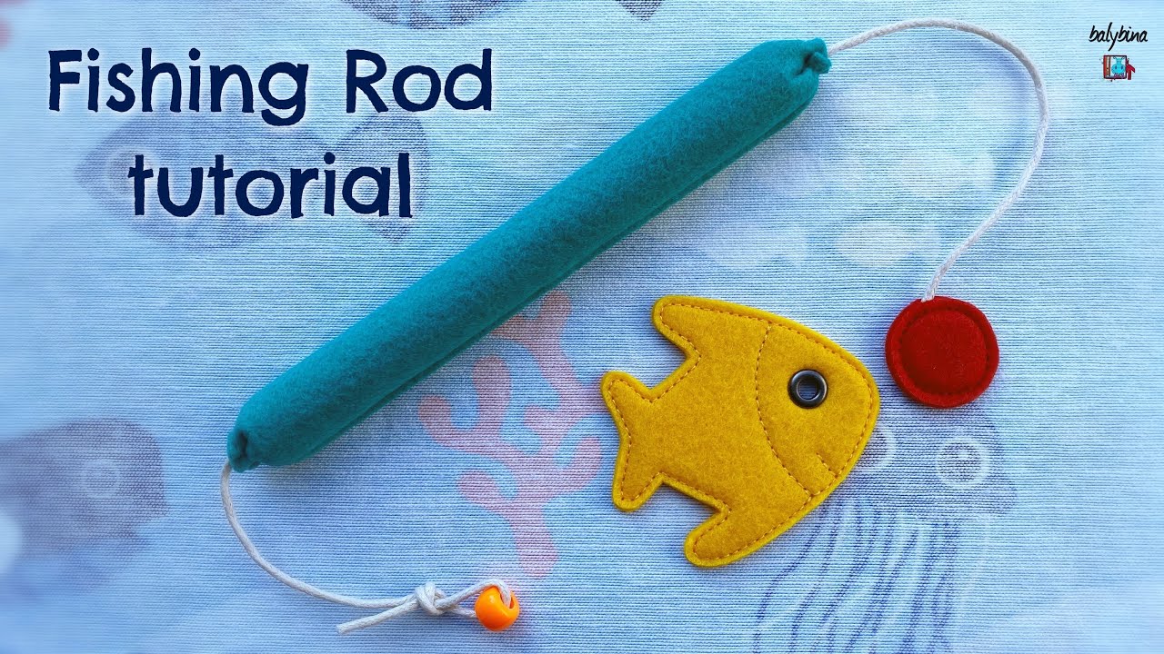 Felt Fishing Rod with Magnetic Hook