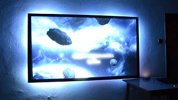 Diy projector screen Ambilight Star Trek benq W1070