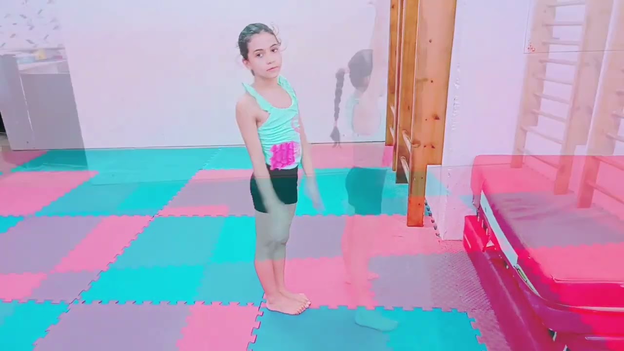 تدريب جمباز للمبتدئين ( بلانس قبه و قبه بلانس ) اجباري تحت ٧ سنوات