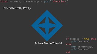 Pcall | Roblox Studio Tutorial