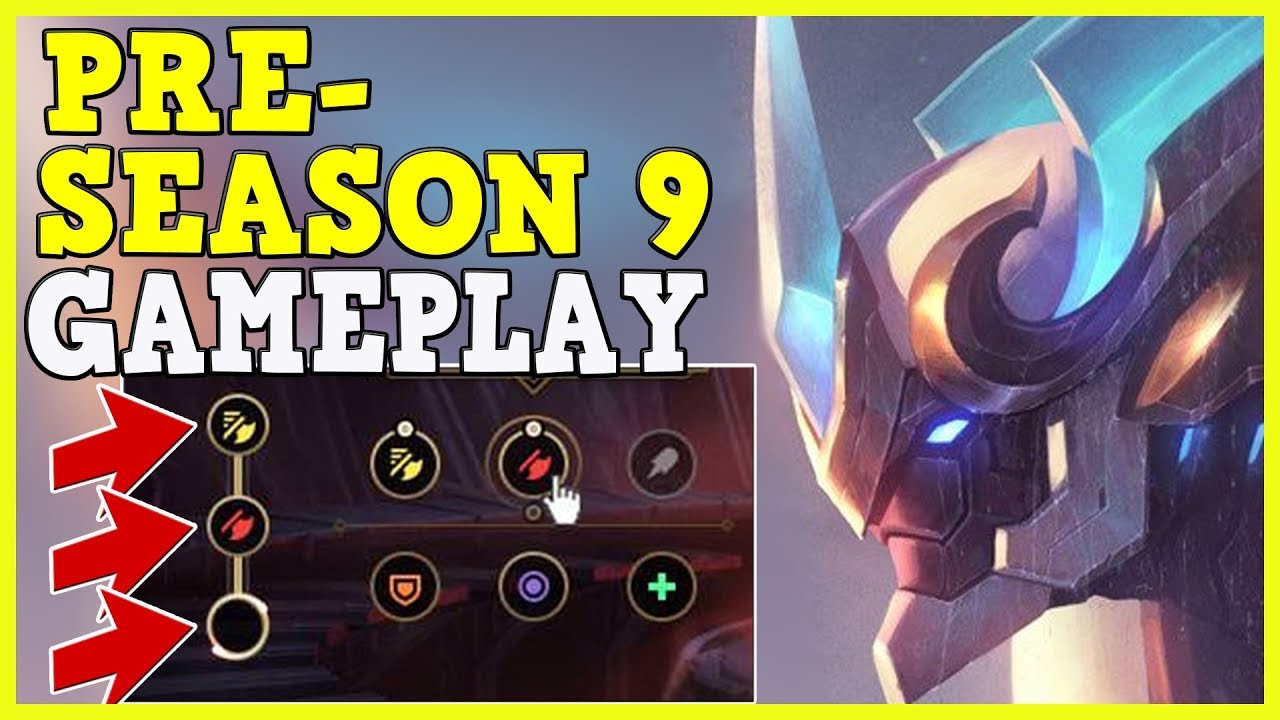 NEW PRE-SEASON 9 GAMEPLAY!! | NEW RUNES ON WUKONG | FULL ADAPTIVE FORCE!!!
