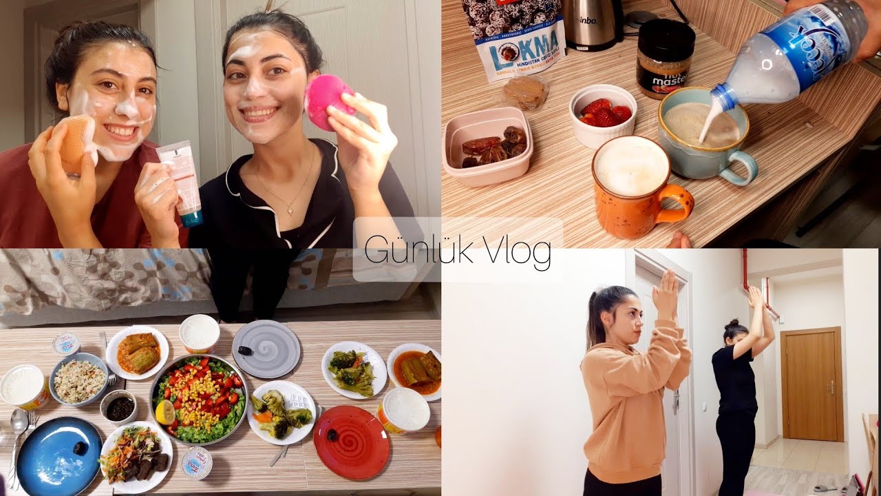 KYK'DA SAĞLIKLI İFTAR MENÜMÜZ | Yurtta Latte Yaptık!  Gece Bakımı..