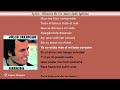 Lyrics Historia De Un Amor Julio Iglesias