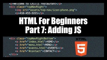 HTML For Beginners: Part 7 (Adding JavaScript)