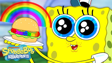 Every Rainbow Ever in Bikini Bottom! 🌈 | SpongeBob