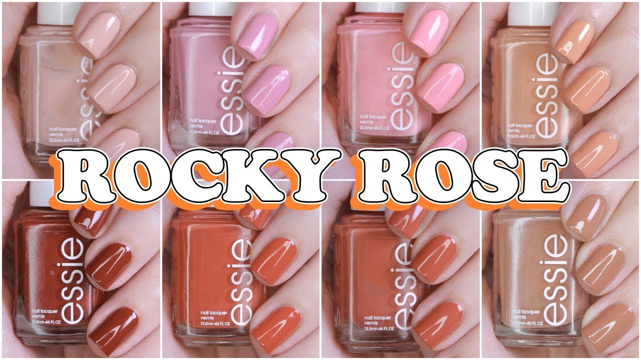 New Rocky Rose Collection By Essie Swatches Review Youtube