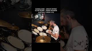 GANGLAND - DRUM INTRO - IRON MAIDEN - CLIVE BURR - HOW TO PLAY IT