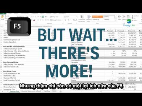 [PRODUCTIVITY] MẸO 1: PHÍM F5 – THỦ THUẬT CỦA EXCEL