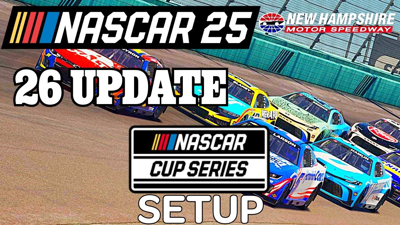 (26 UPDATE) New Hampshire custom setup for Nascar cup series Nascar 25 setups