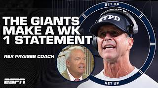 Rex Ryan saw 'inexperience' in the Cowboys' loss to the Giants in Week 1 👀 | Get Up