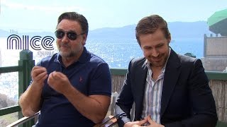 Ryan Gosling And Russell Crowe On Their Latest Movie 'The Nice Guys' (2016) Ryan Gosling And Russell Crowe On Their Latest Movie 'The Nice Guys' (2016)