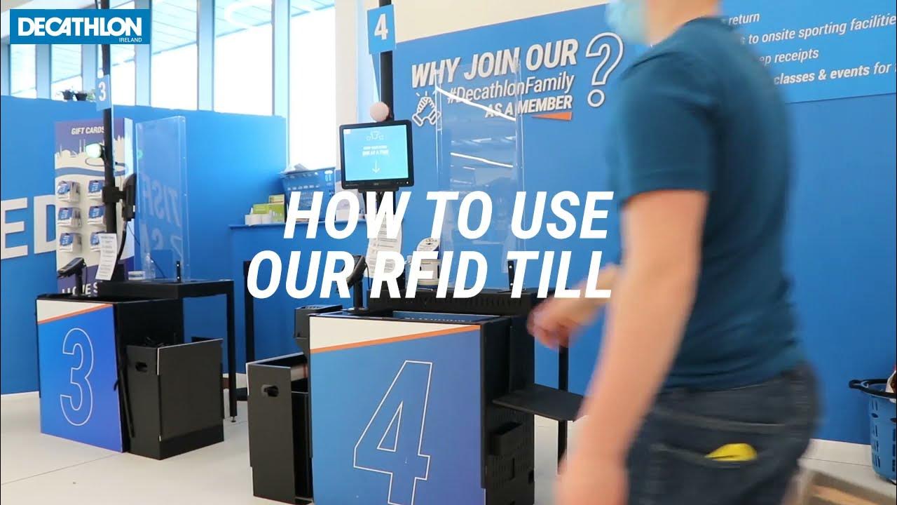 How to use the RFID Tills at Decathlon Ireland YouTube
