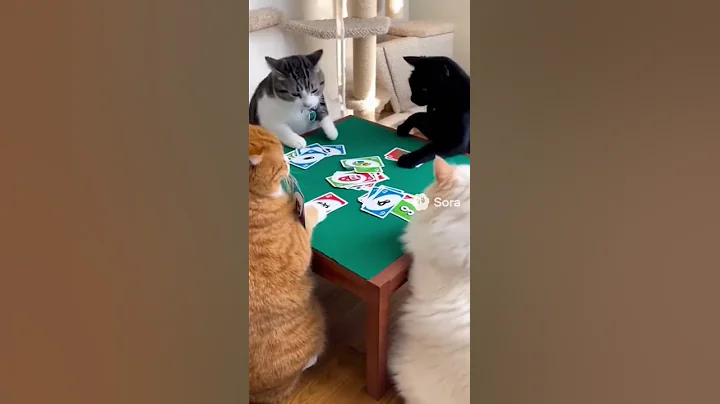 Video 11270901: cat funny game, funny cat family
