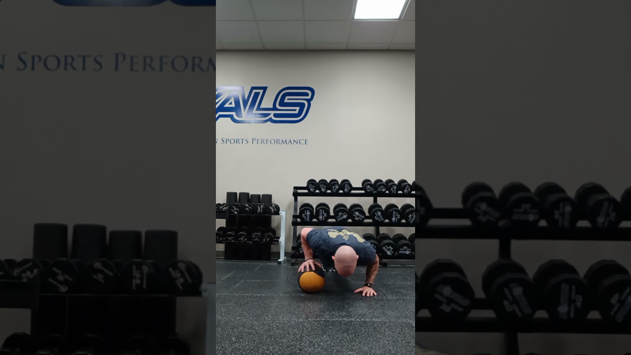 Single-arm Med Ball Push-up