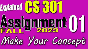 CS301 Assignment 1 Solution Fall 2023 | CS301 Assignment 1 Solution 2023