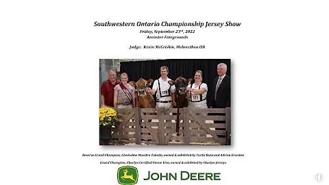 Ancaster Jersey Show - Sept 23 2022