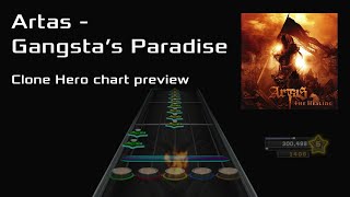 [Clone Hero] Artas - Gangsta&#39;s Paradise (chart preview)