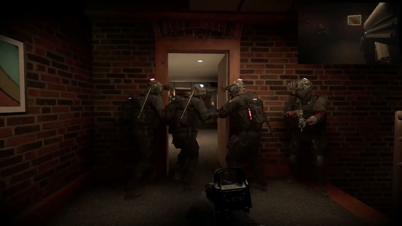 Ремастер SWAT 4: Red library, штурм библиотеки спецназом