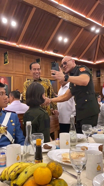 Letkol Tituler Deddy Corbuzier Salami Presiden Jokowi Dan Pak Prabowo #jokowi #prabowo #shorts