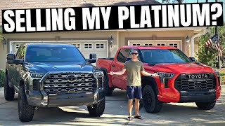 Should I Have Bought A TRD Pro Tundra Instead Of My Platinum?