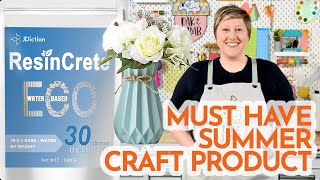 2023 Summer Crafting MUST!  How To Use JDiction ResinCrete