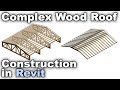 Wood/Timber Roof Construction in Revit Tutorial