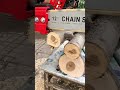 Cutting Small Logs Using Chainsaws For Professional Detailed Creative Woodworking Projects