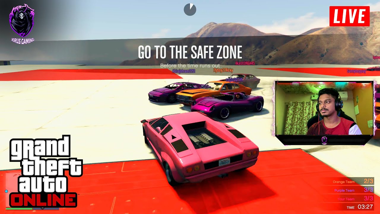 GTA Sumo Gameplay | GTA 5 Tournament | VIrus Gaming | GTA 5 | Road to 1 ...