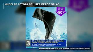 Car Mudflap For Toyota Land Cruiser Prado LC120 FJ120 2003~2009 3rd Gen 4x Mudguards Fender Sink Acc