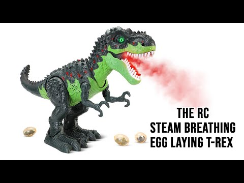 The RC Steam Breathing Egg Laying T-Rex